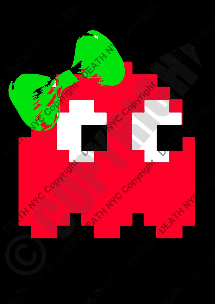 Invade Red Green Art Print