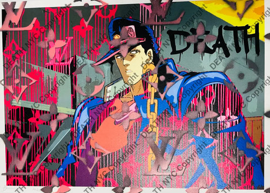 ’Jo Cop L’ (Edition of One) Mixed Media 2021 Art Print