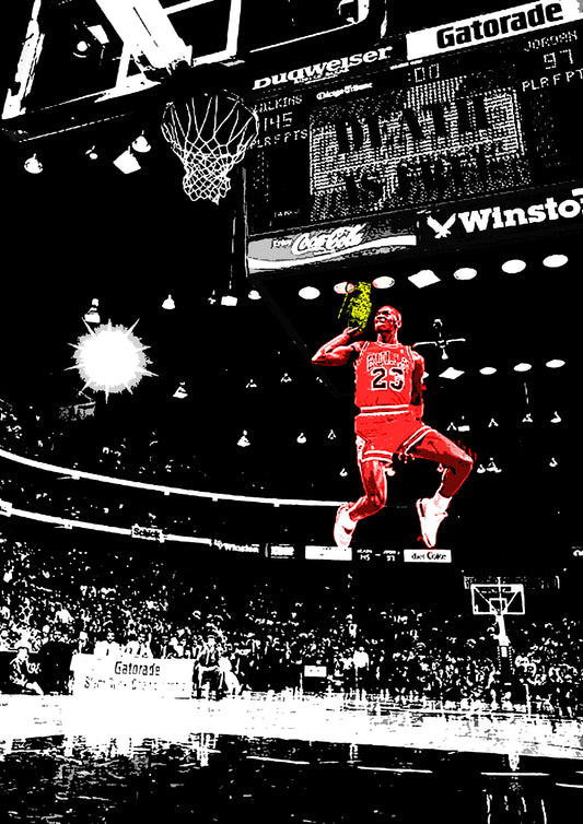 Auction "jord dunk bomb y" art print 45x32cm (Edition of 100)