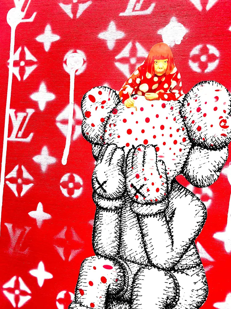 Kusamaxx Original Wooden Canvas (2020) 43Cm X 33Cm Art Print