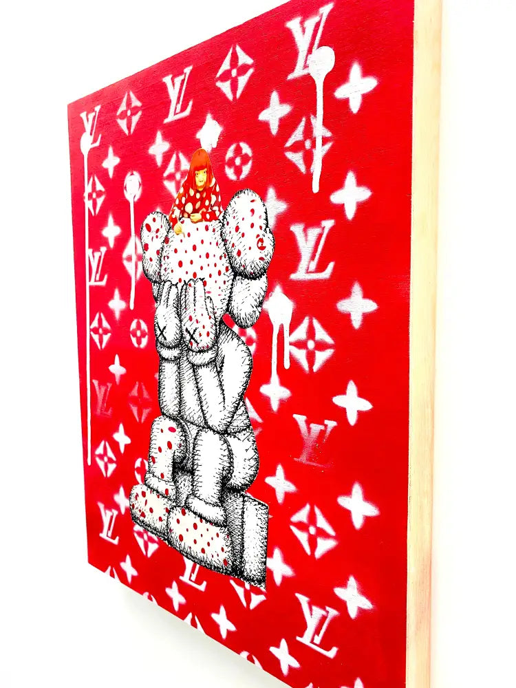 Kusamaxx Original Wooden Canvas (2020) 43Cm X 33Cm Art Print
