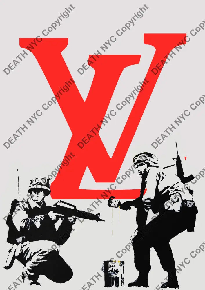 L Battle R Deathq46 (Edition Of One) 2023 Art Print