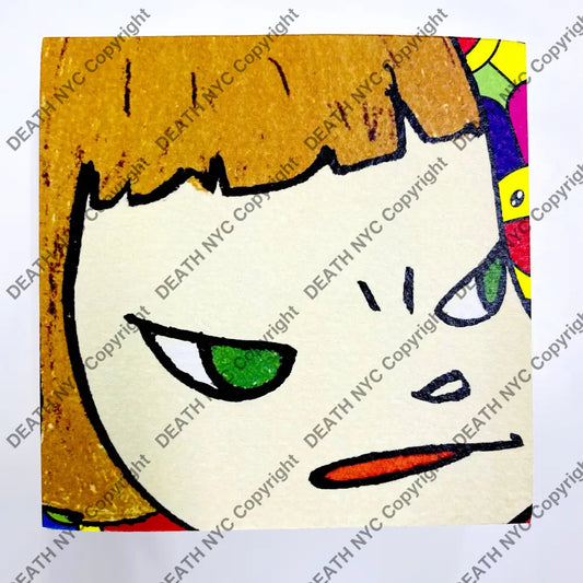Little Girl Wooden Panel (2020) Edition Of 1 Art Print