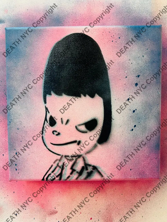 ’Cute stare at u’ Limited Edition Canvas with Mixed Media (Edition of ONE) (2026) Art Print