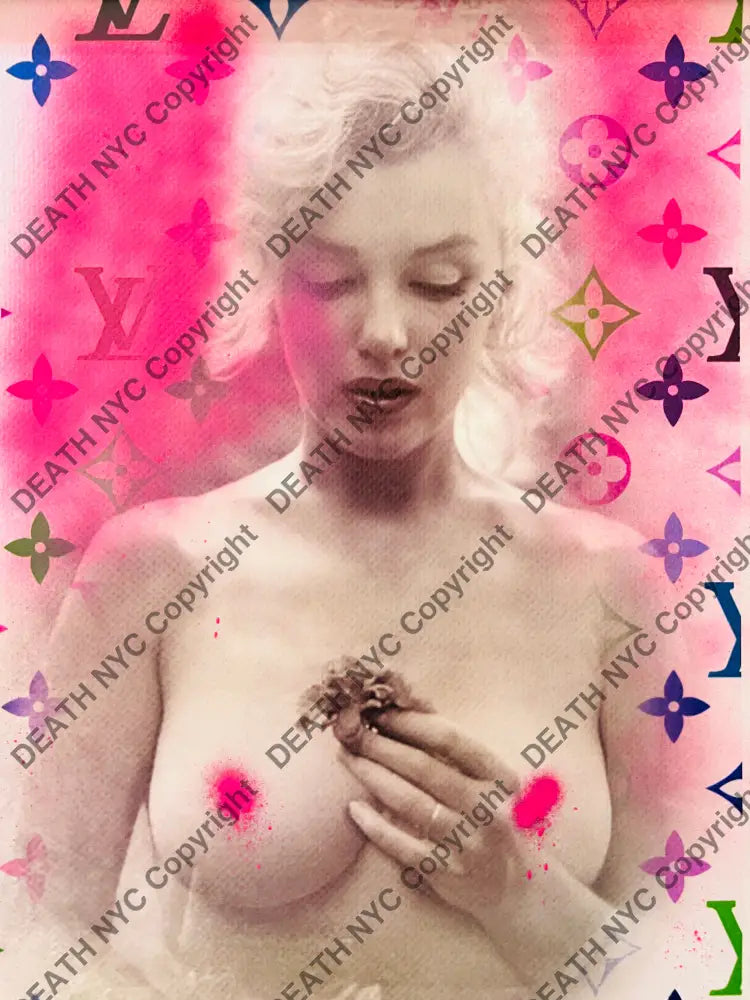 ’Look at the flower’ (Edition of One) Mixed Media 2026 Art Print