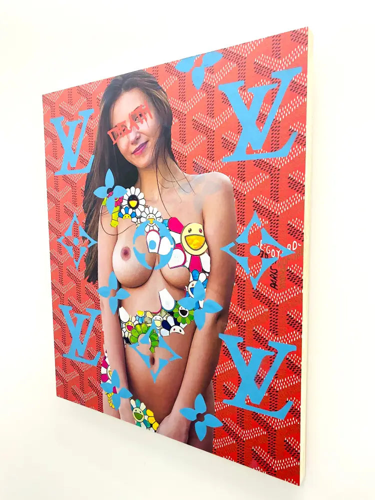 Lux Goddess Original Wooden Canvas (90X75Cm) (2020) Email Us To Purchase. Art Print