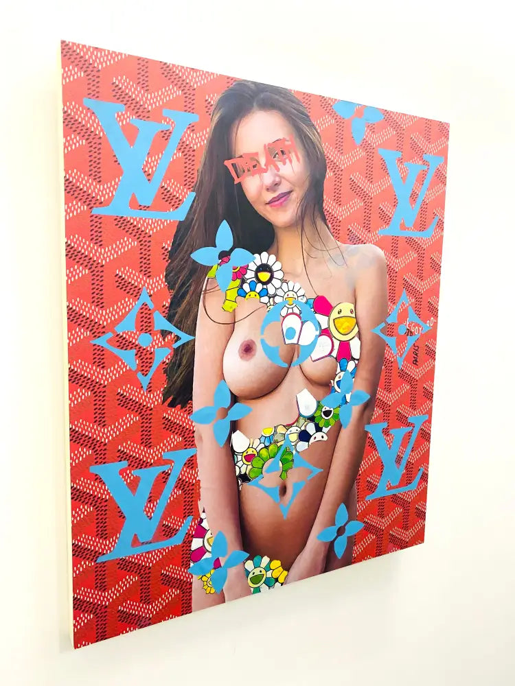 Lux Goddess Original Wooden Canvas (90X75Cm) (2020) Email Us To Purchase. Art Print