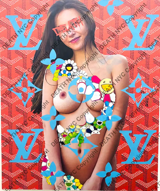 Lux Goddess Original Wooden Canvas (90X75Cm) (2020) Email Us To Purchase. Art Print
