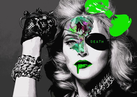 Auction "madonn face tattoo g" art print 45x32cm (Edition of 100)