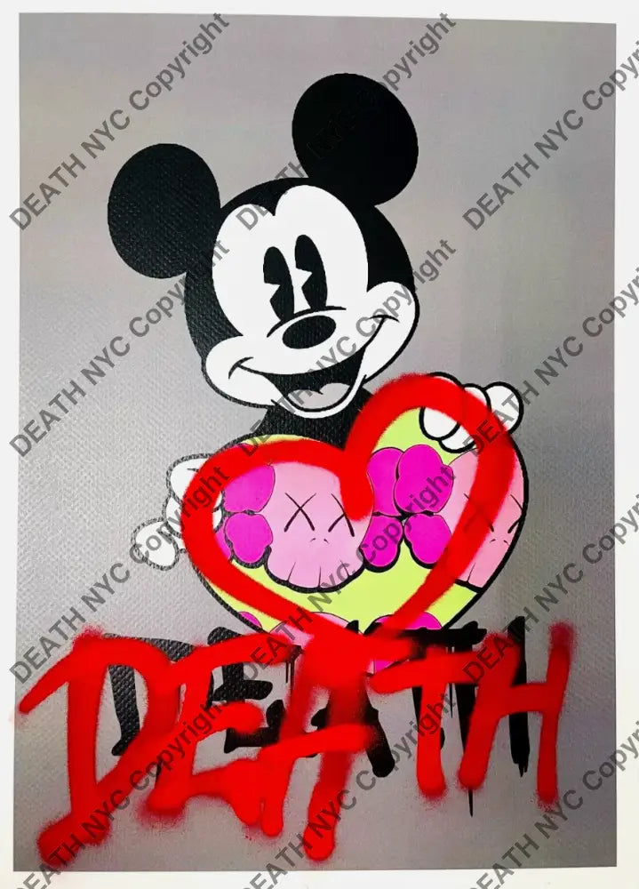 ’Mick Death H’ Handwritten (Edition Of One) 2024 Art Print