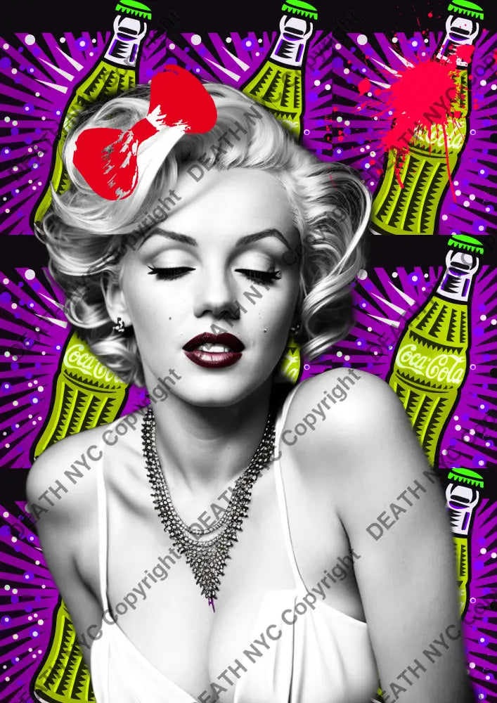 ’Monroe Coke’ (Deathz546) 60X42Cm (Edition Of 10) (2024) Art Print