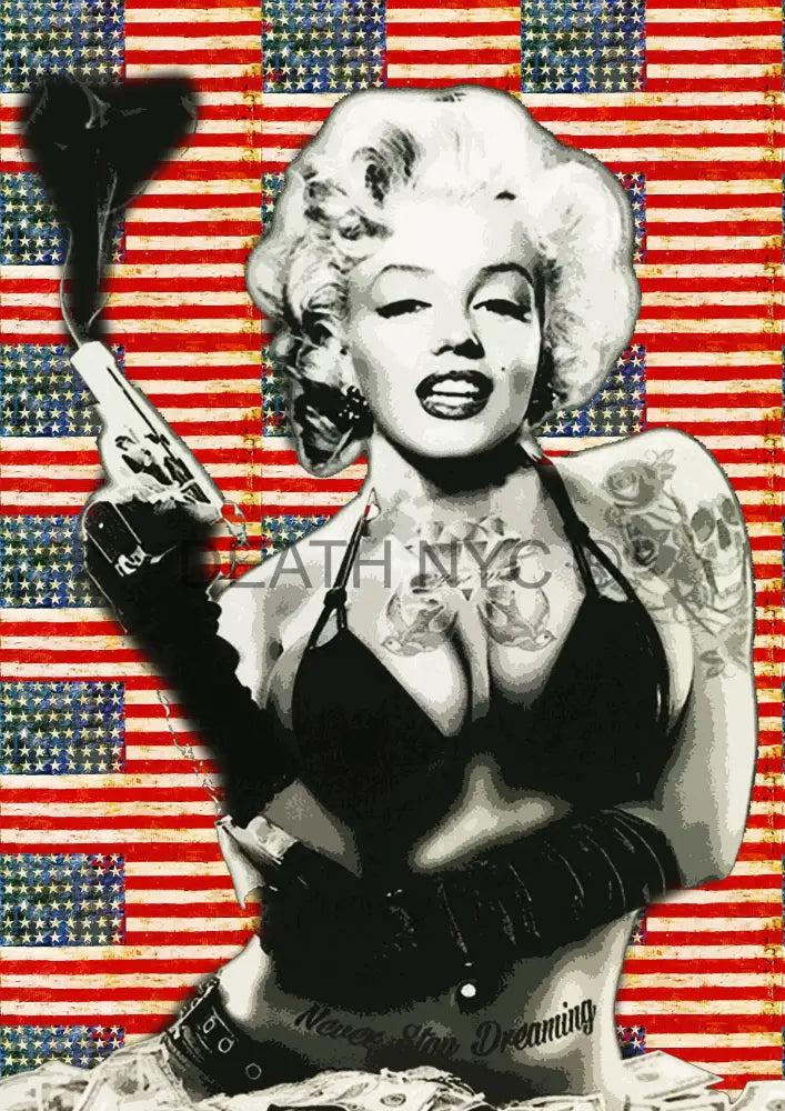 ’Monroe Usa’ (Deathmh1473) 60X42Cm (Edition Of 10) (2024) Art Print