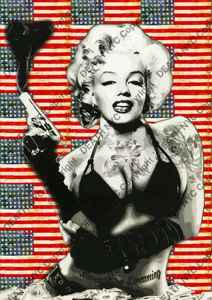 ’Monroe Usa’ (Deathmh1473) 60X42Cm (Edition Of 10) (2024) Art Print
