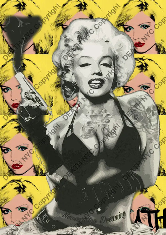 ’Monroe Yel’ (Deathmh1471) 60X42Cm (Edition Of 10) (2024) Art Print