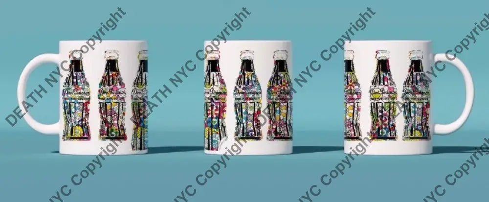 Mug 2 Cok Bottles Art Print
