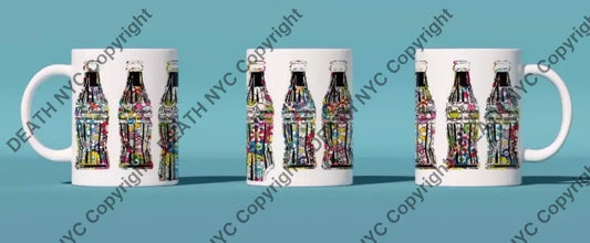Mug 2 Cok Bottles Art Print