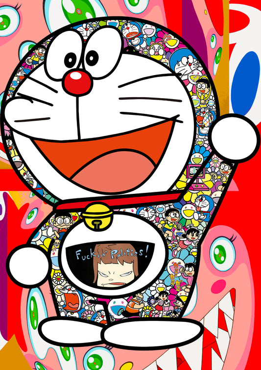 Auction "mura face dmon" art print 45x32cm (Edition of 100)