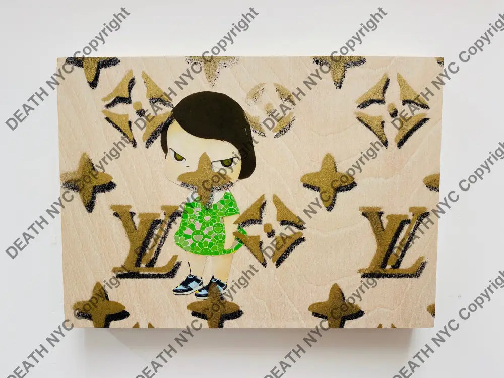 N A R Dress Original Wooden Canvas (2020) 13X18Cm Art Print