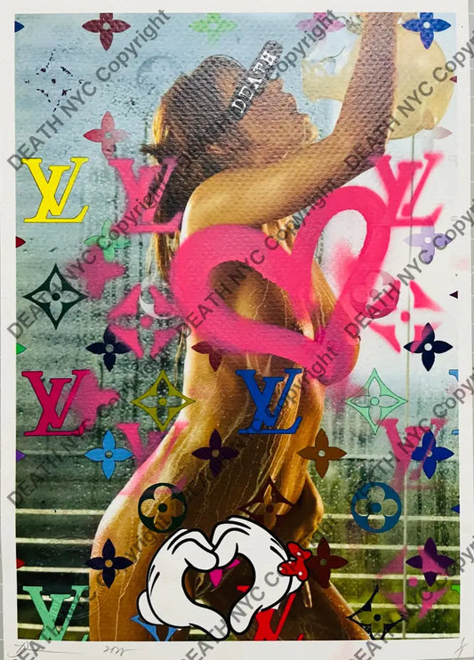 ’n d beg’ Mixed Media art print (Edition of one) 2025 Art Print