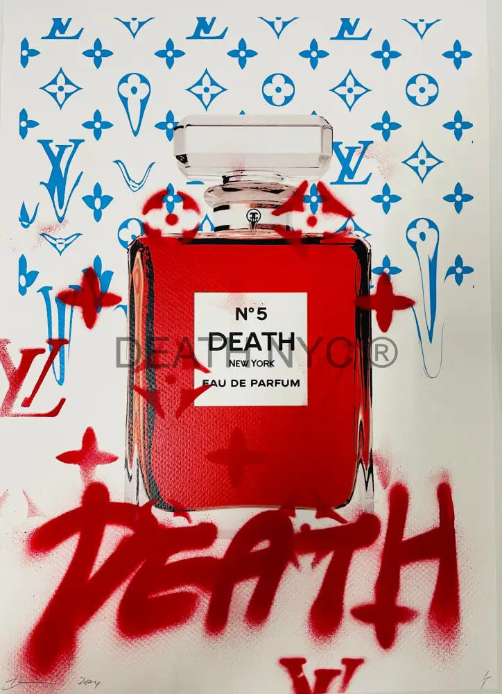 ’No 5 Death Sten’ Handwritten Art Print 45X32Cm (Edition Of One) 2024