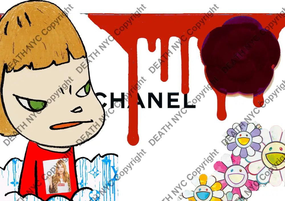 Open Edition Cute Chnl Drip 14.8X21Cm (2021) Art Print