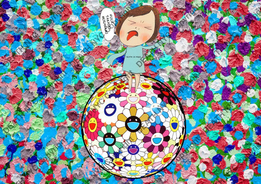 Open Edition Cute Flower Ball F 14.8X21Cm (2021) Art Print