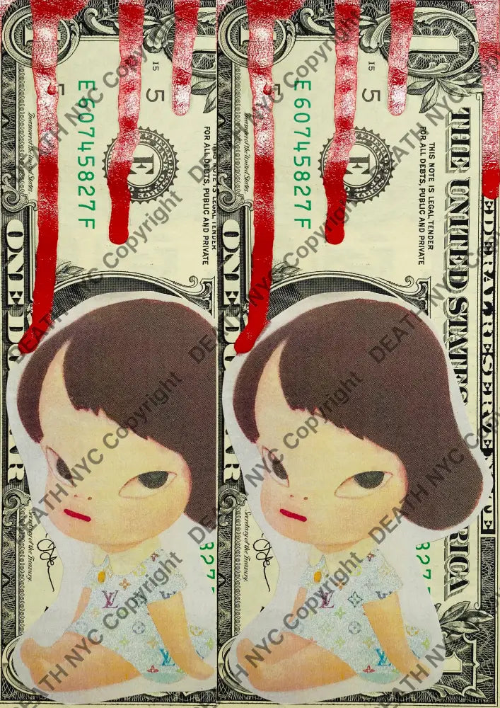 Open Edition Cute Sit Drip 14.8X21Cm (2021) Art Print