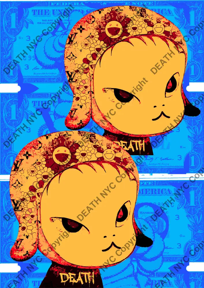 Open Edition Death Cute Mix Double 2 14.8X21Cm (2021) Art Print