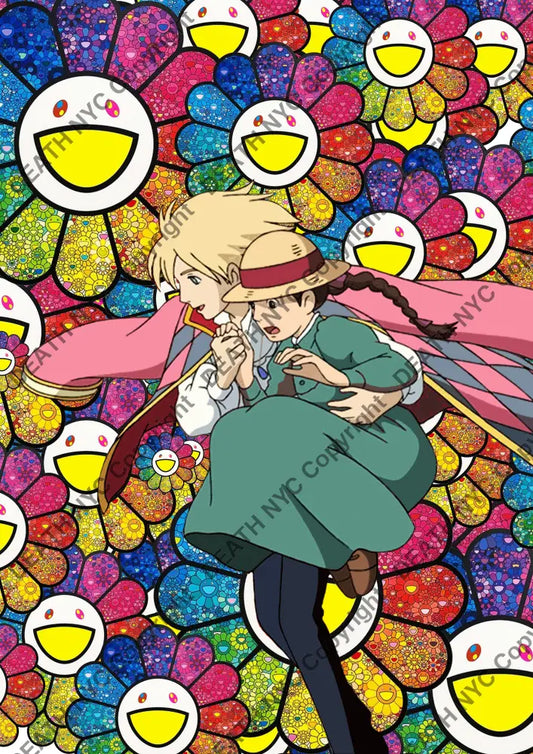 Open Edition Death01593 Howls Moving Castle 14.8X21Cm (2022) Art Print