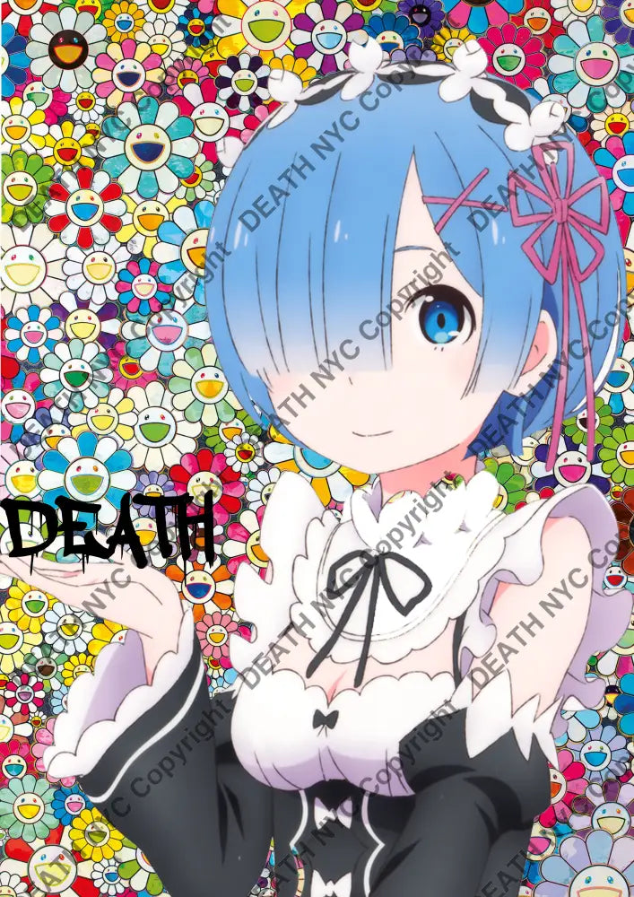 Open Edition Death03716 Re:zero 14.8X21Cm (2022) Art Print
