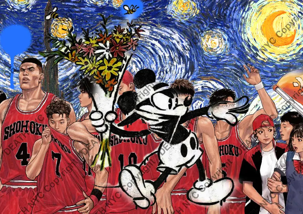 Open Edition Death04110 Mickey 14.8X21Cm (2022) Art Print