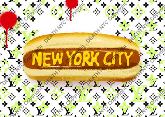 Open Edition Death04757 Hotdog 14.8X21Cm (2022) Art Print