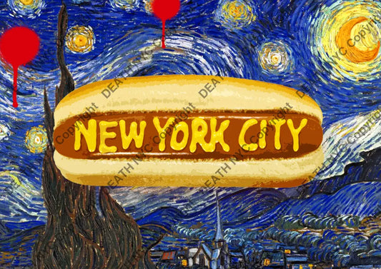 Open Edition Death04758 Hotdog 14.8X21Cm (2022) Art Print