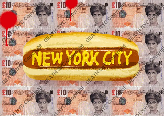 Open Edition Death04759 Hotdog 14.8X21Cm (2022) Art Print