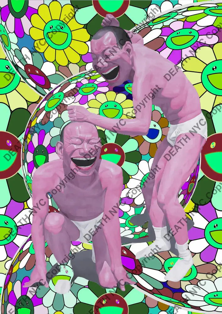 Open Edition Deathm4269 Yue Minjun 14.8X21Cm (2022) Art Print