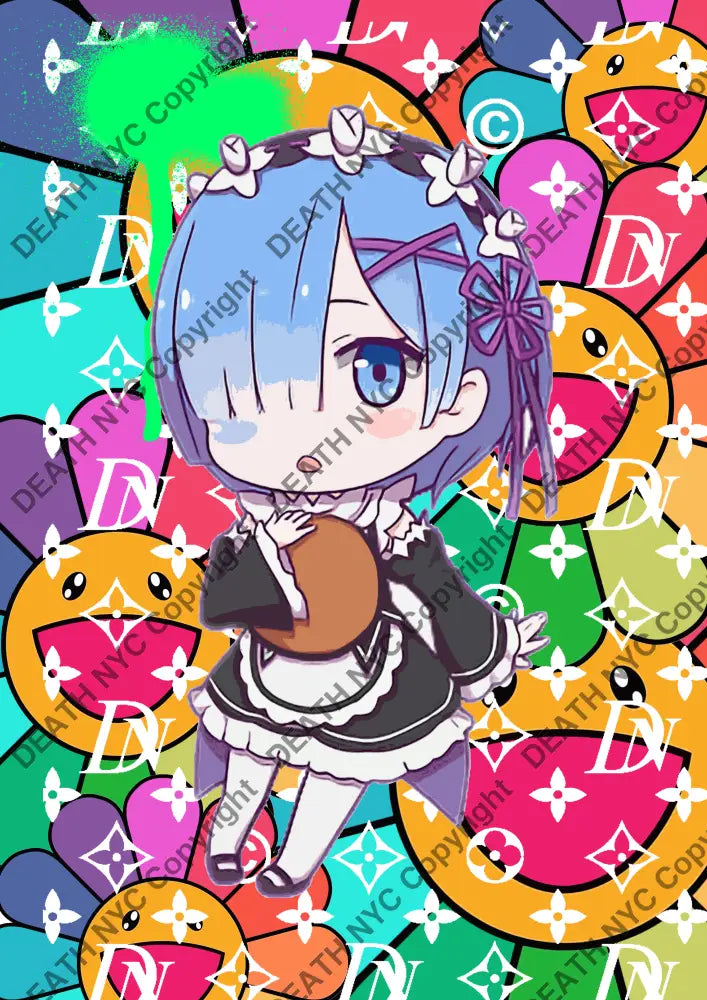 Open Edition Deathma890 Re:zero 14.8X21Cm (2022) Art Print