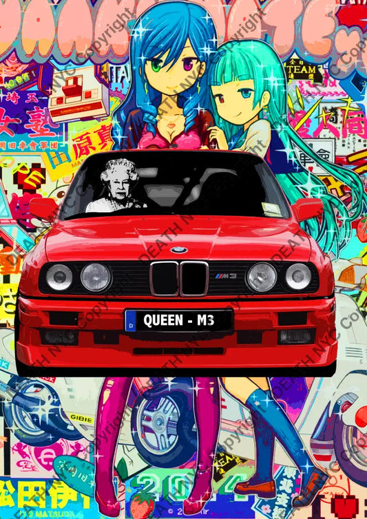 Open Edition Deathmb369 Queen 14.8X21Cm (2022) Art Print