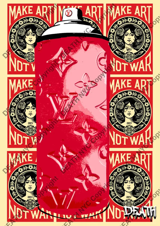 Open Edition Deathmc49 Spray 14.8X21Cm (2022) Art Print