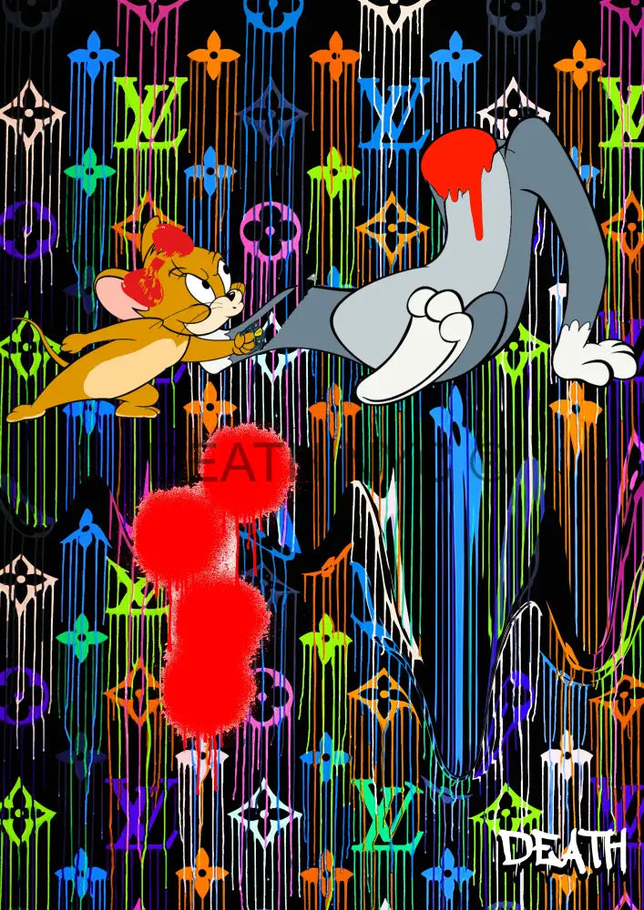 Open Edition Deathmc54 Tom & Jerry 14.8X21Cm (2022) Art Print