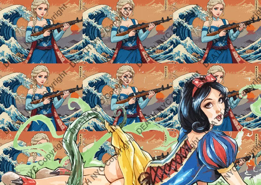 Open Edition ’Deathmi1339’ Snow 29.7X21Cm (2024) Art Print