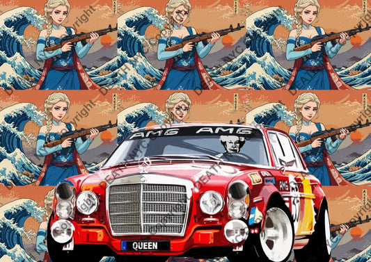 Open Edition ’Deathmi1346’ Queen 29.7X21Cm (2024) Art Print