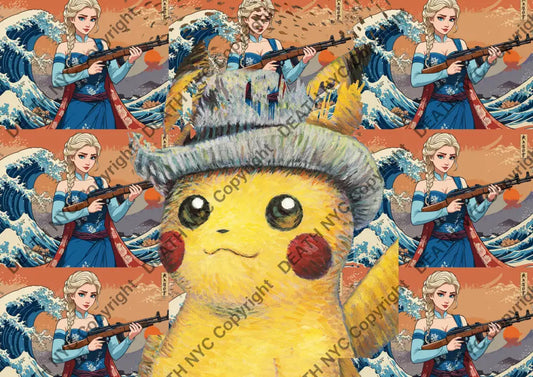 Open Edition ’Deathmi1348’ Piakchu 29.7X21Cm (2024) Art Print