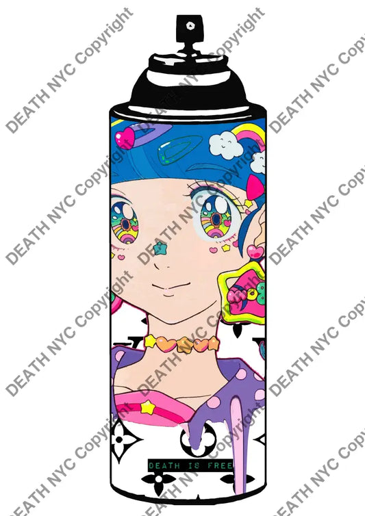 Open Edition Deathp24 Spray 14.8X21Cm (2022) Art Print