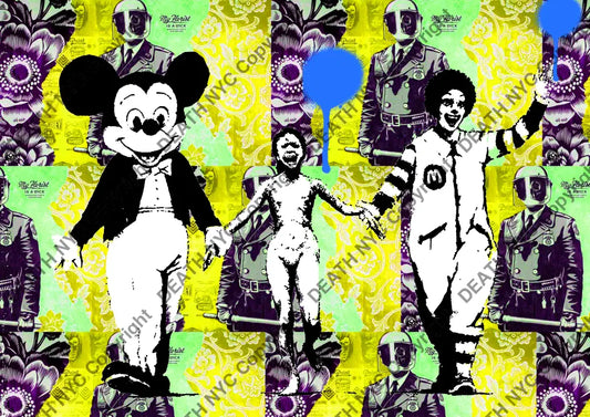 Open Edition Deathp556 Mickey 14.8X21Cm (2022) Art Print