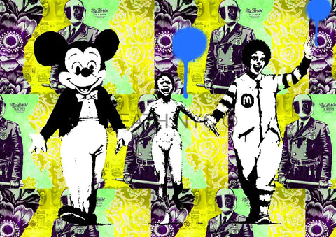 Open Edition Deathp556 Mickey 14.8X21Cm (2022) Art Print