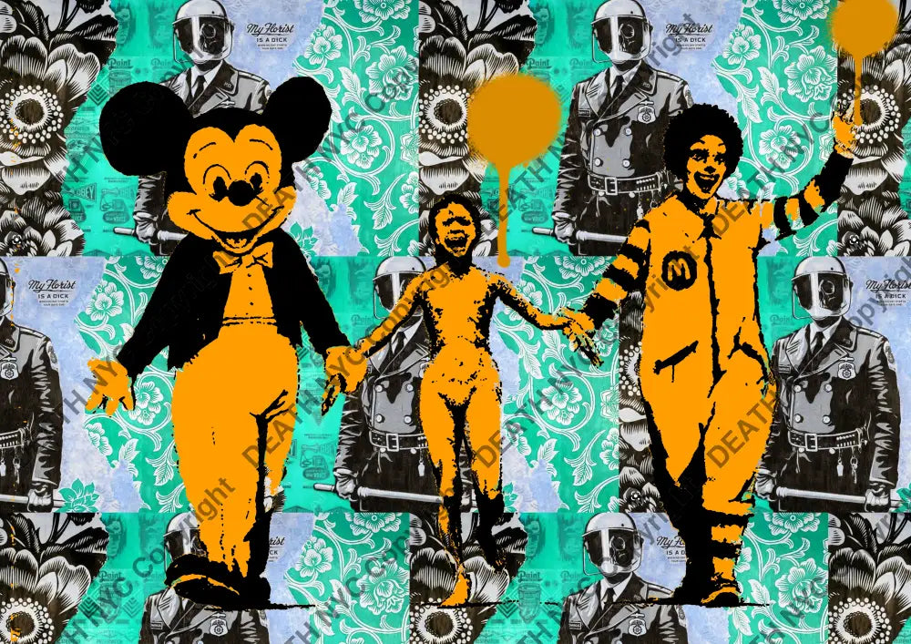 Open Edition Deathp558 Mickey 14.8X21Cm (2022) Art Print