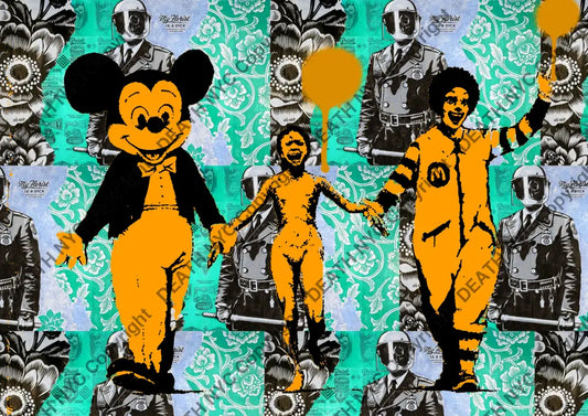 Open Edition Deathp558 Mickey 14.8X21Cm (2022) Art Print