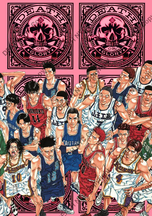 Open Edition Deathp597 Slam Dunk 14.8X21Cm (2022) Art Print