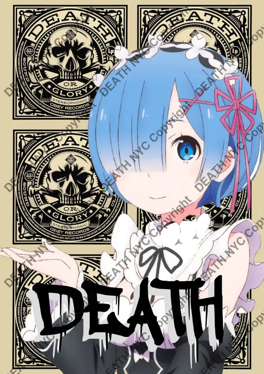 Open Edition Deathp607 Re:zero 14.8X21Cm (2022) Art Print