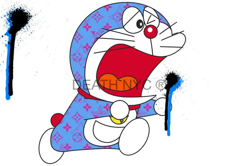 Open Edition Deathq1652 Doraemon 14.8X21Cm (2022) Art Print